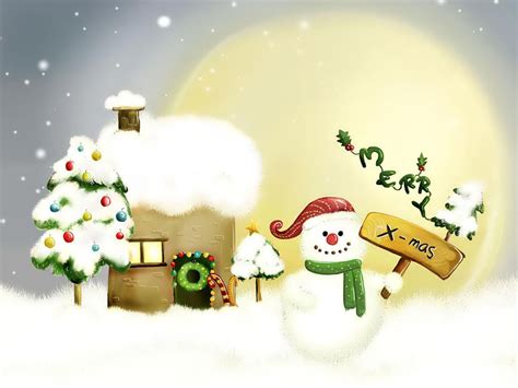 wallpapers: Christmas Snowman