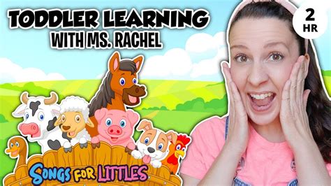 Learn Animals with Ms Rachel for Toddlers - Animal Sounds, Farm Animals, Nursery Rhymes & Kids ...