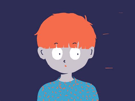 Boy in The Wind - Blowing Hair by Ung Anh on Dribbble