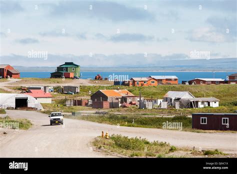 The Town Of Cold Bay, On The Alaska Peninsula Near Its Westernmost End, Southwest Alaska, Summer ...