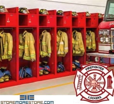 Turnout Lockers for Storing Firefighter Gear | Firefighter gear ...