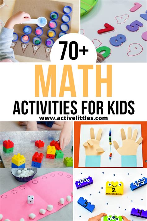 70+ Math Activities for Toddlers, Preschoolers and for Kids - Active Littles