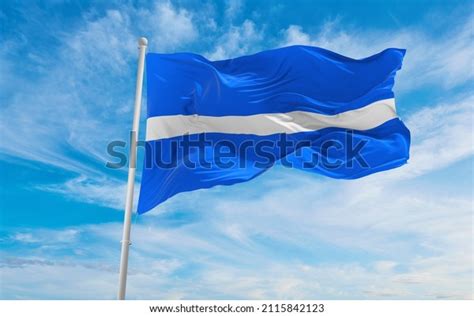 Thin White Line Flag Waving Panoramic Stock Illustration 2115842123 | Shutterstock