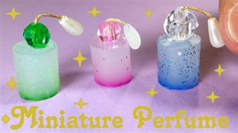 DIY Miniature Doll Perfume Bottles - YouTube