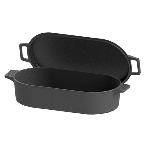 6-qt Oval Fryer with Griddle Lid | Cast Iron Cookware | ShopTheBayou® – TheBayou.Com