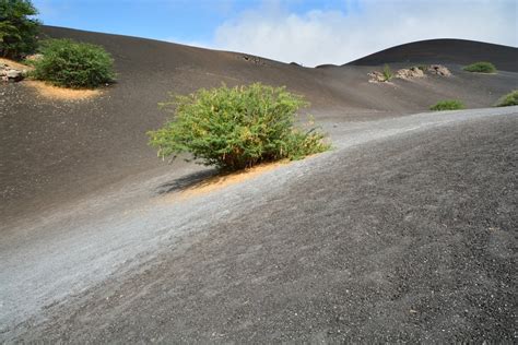 The landscape of Ascension Island dominated by extint volcanoes