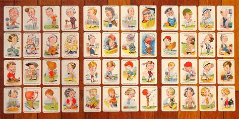 1935 Happy Families Card Game Promotional Deck produced for Nestlé ...