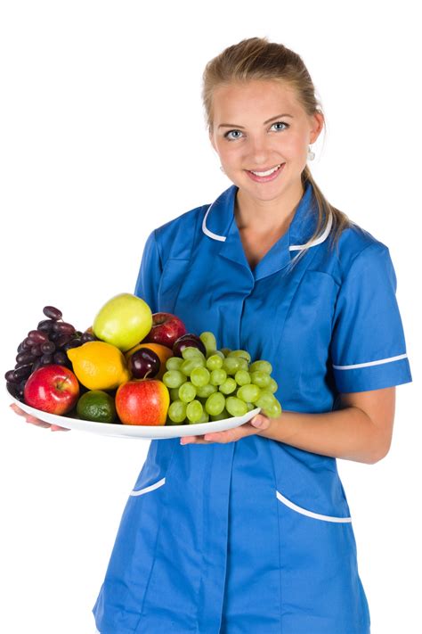 Nurse And A Bowl Of Fruit Free Stock Photo - Public Domain Pictures