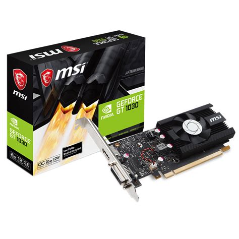 MSI GeForce GT 1030 2G Low-Profile OCV1 Graphics Card G10302PC