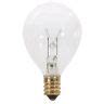 Satco S3863 120V Pear Candelabra Base 25-Watt G12.5 Light Bulb, Satin White 45923038631 | eBay