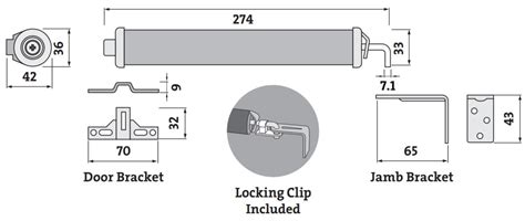 Pneumatic Door Closer – Trio Australia