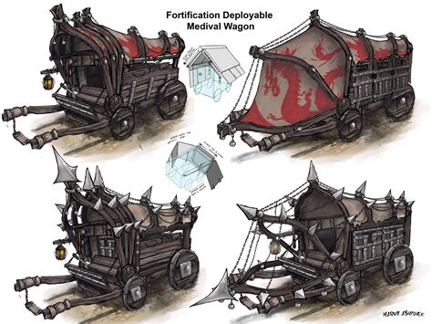 ArtStation - Fortified wagon