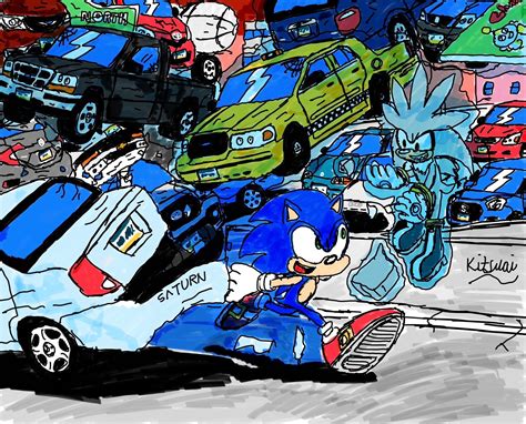 Sonic vs Silver by Kitsuoi on DeviantArt