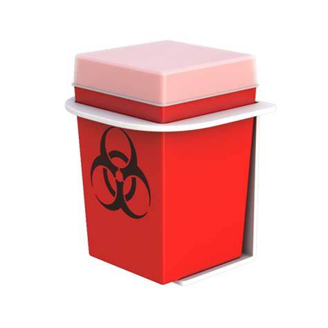 Bio-Hazard Waste Container Bin