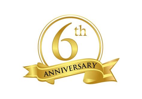 6th Anniversary Celebration Logo Vector Graphic by DEEMKA STUDIO ...