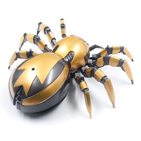 Mini RC Spider Robot With LED Light Infrared Induction Tricky Wireless ...