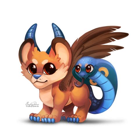 Baby Chimera by Eric Proctor (TsaoShin) : ImaginaryAww