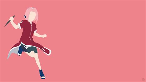 Download Naruto Anime Ninja Sakura Vector Wallpaper | Wallpapers.com