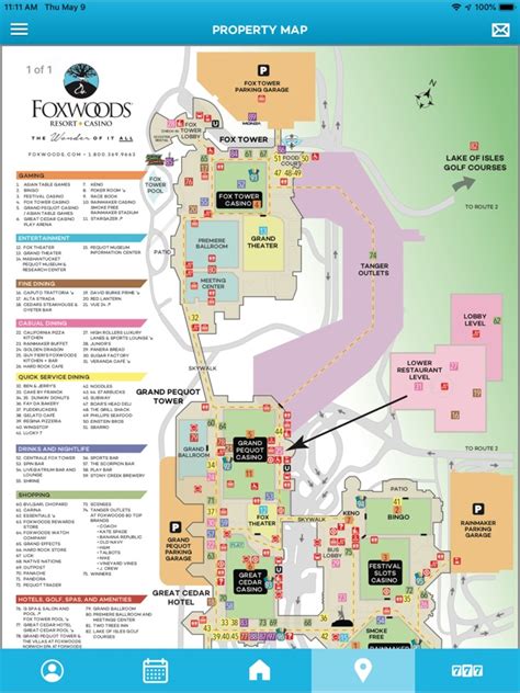 Foxwoods Parking Map