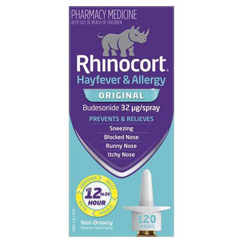 Buy Rhinocort Original Hayfever & Allergy Nasal Spray 120 Sprays Online at Chemist Warehouse®