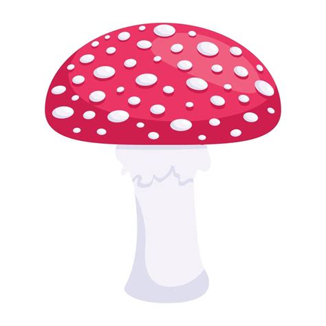 An editable 2d icon of mushroom 14549850 Vector Art at Vecteezy