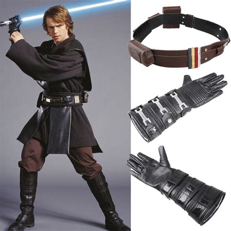 Star Wars Force Awakens Anakin Skywalker Cosplay Costume Accessories Halloween Men Superhero ...