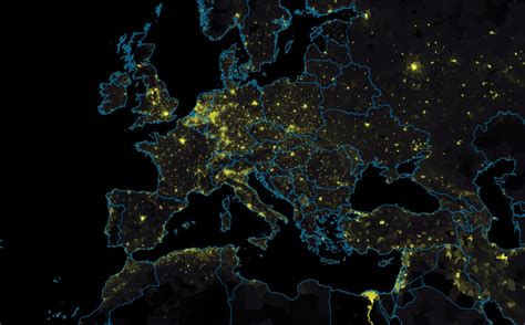 This Population Density Heat Map Is Pretty Fascinating