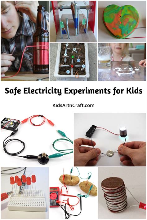 Safe Electricity Experiments for Kids - Kids Art & Craft