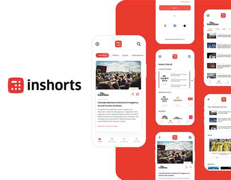 Inshorts App - Redesign Concept :: Behance