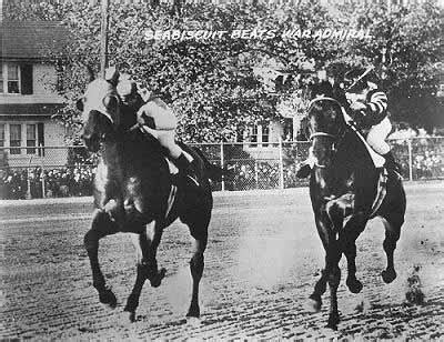 Seabiscuit and War Admiral