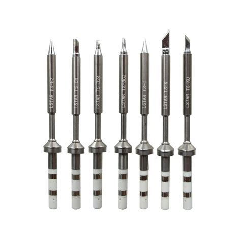 Buy TS100 Soldering Tips Stainless Steel Replacement Soldering Tips for TS100 Soldering Iron (7 ...