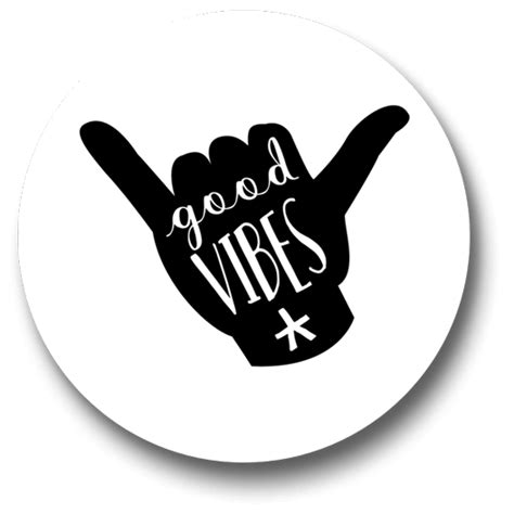 Good Vibes Badge - Just Stickers : Just Stickers