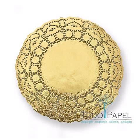 Gold Paper Doilies - Etsy