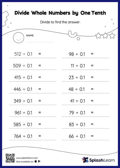 Divide Whole Numbers worksheets: Practice Sheets for Effective Learning