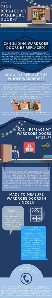 Can I replace my wardrobe doors? [ Infographic ] - Robes N Rails