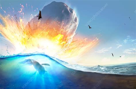 Chicxulub Impact - Stock Image - F017/2716 - Science Photo Library