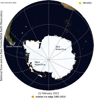 Antarctic sea ice settles at record low in 2023 | National Snow and Ice ...