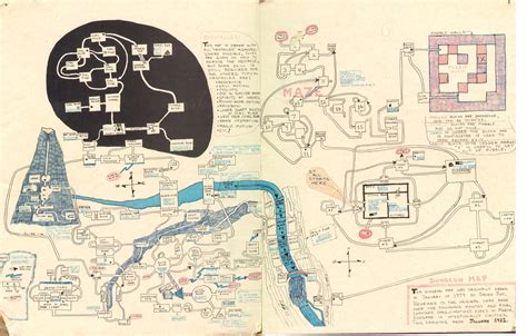 “An Ancient Piece of Computer Lore in a Place You’d Never Expect” or “Dungeon (Zork) Map in ...