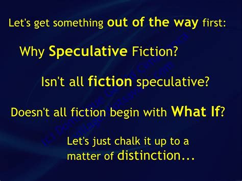 Speculative Fiction