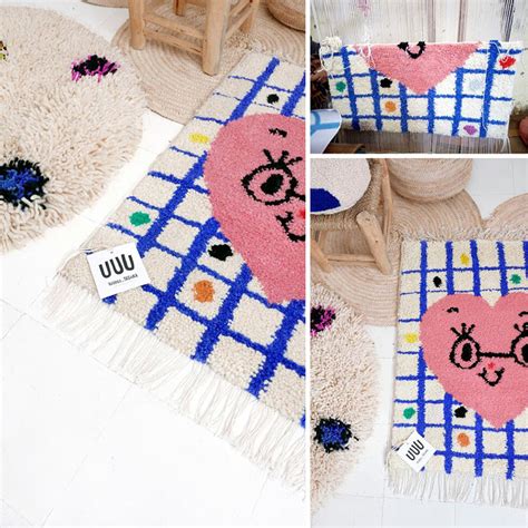 misako mimoko: Wool Rug for Kids - RUUUGS. Colaboración con Tashka Rugs