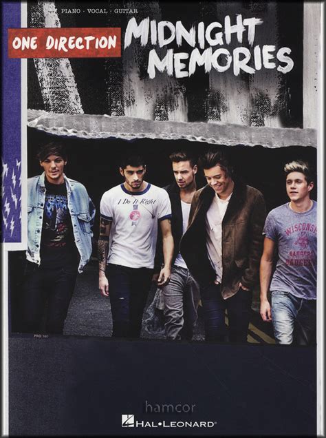 One Direction Midnight Memories Piano Vocal Guitar Sheet Music Book 1D ...