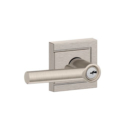 Broadway Lever with Upland Rosette Keyed Entry Lock | Craftwood Products for Builders and ...