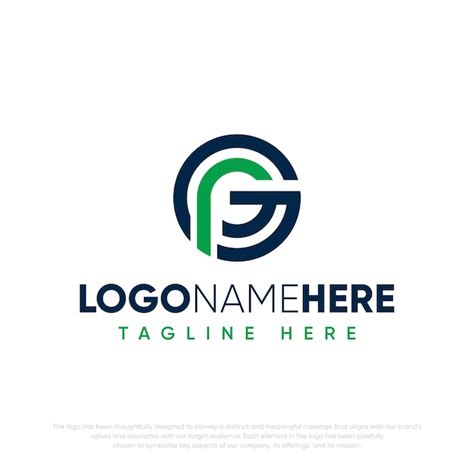 Premium Vector | Free vector logo design combination of letters p and g ...