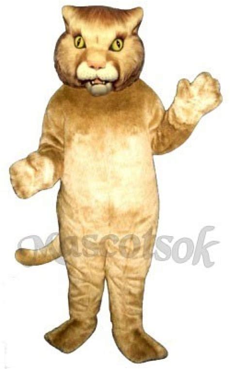 Cute Wildcat Mascot Costume