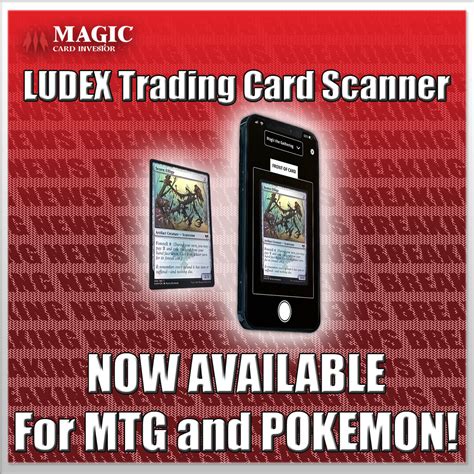 LUDEX Trading Card Scanner and Price Guide App Released for MTG and Pokémon Cards