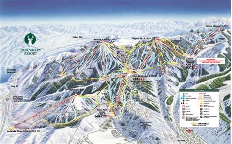 Deer Valley trail map - SnowBrains