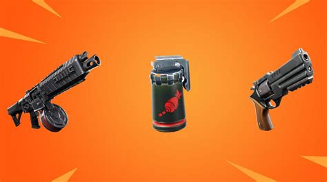 Fortnite Drum Shotgun, Revolver, Air Strike Weapons/Items Stats ...