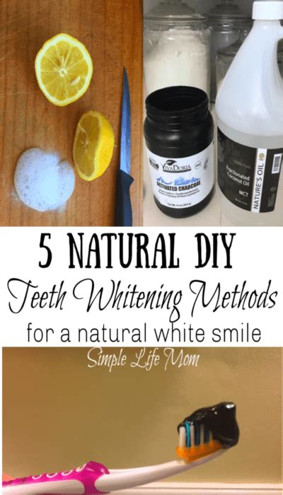 5 DIY Teeth Whitening Methods for a Natural White Smile | Simple Life Mom