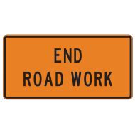 G20-2 "End Road Work", Prev G20-2A - M-R Sign Company Inc.