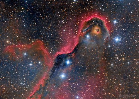 APOD: 2022 December 12 - An Unusual Globule in IC 1396